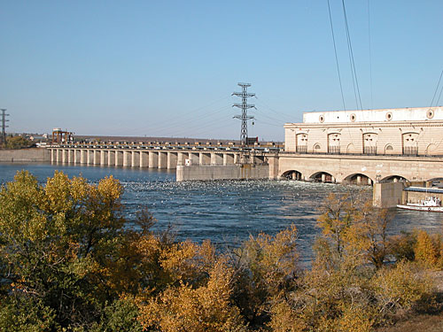 фото Каховской ГЭС